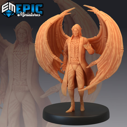 Vampire Noble 1001 - #28 Blood Moon - Epic Miniatures | Medium | Humanoids, Masculine, Winged