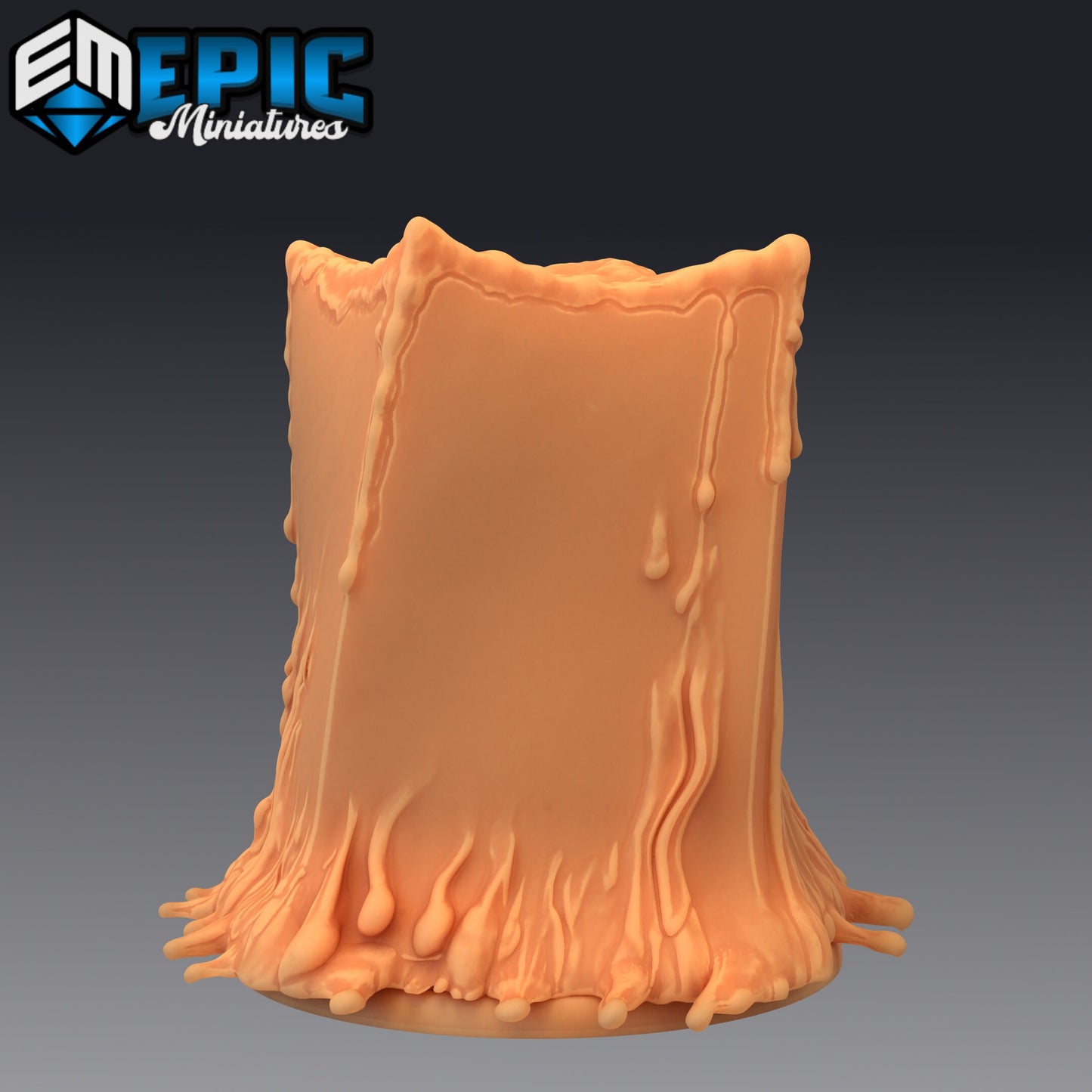 Cube Slime Series - #28 Blood Moon - Epic Miniatures | Large | Construct, Masculine
