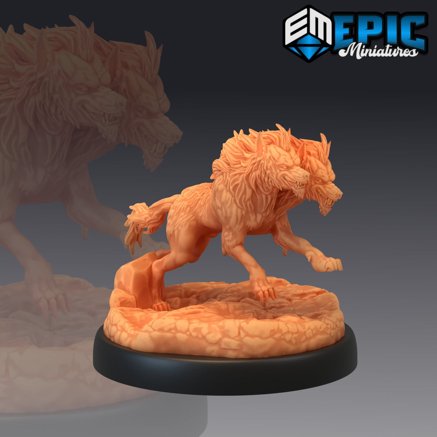 Death Dog Series - #28 Blood Moon - Epic Miniatures | Medium | Undead, Masculine
