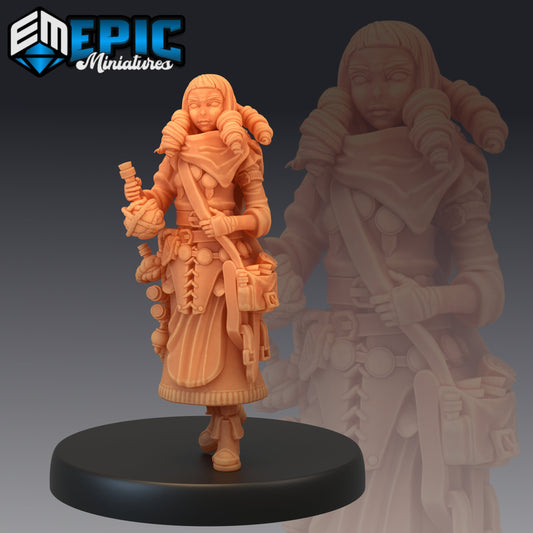 Female Alchemist Series - #46 Guild of Thieves - Epic Miniatures | Medium | Human, Feminine
