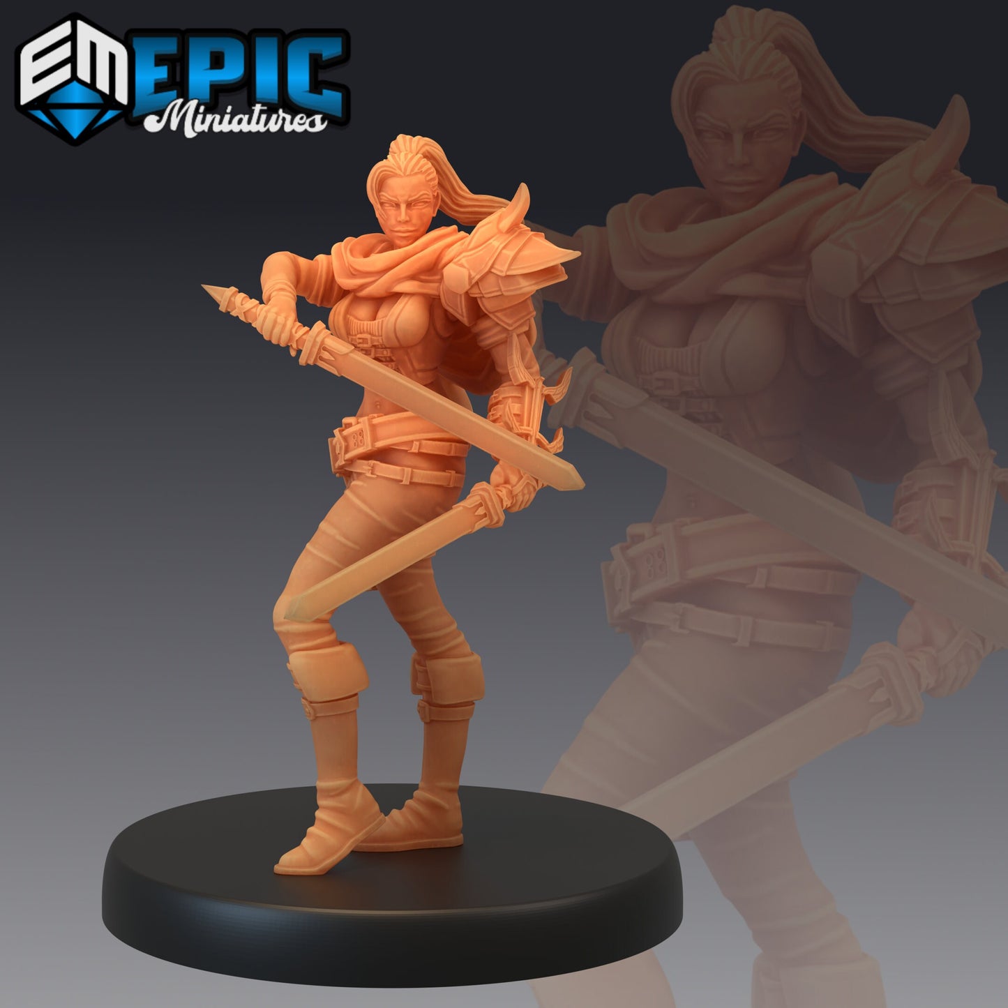 Female Assassin Series - #46 Guild of Thieves - Epic Miniatures | Medium | Human, Feminine