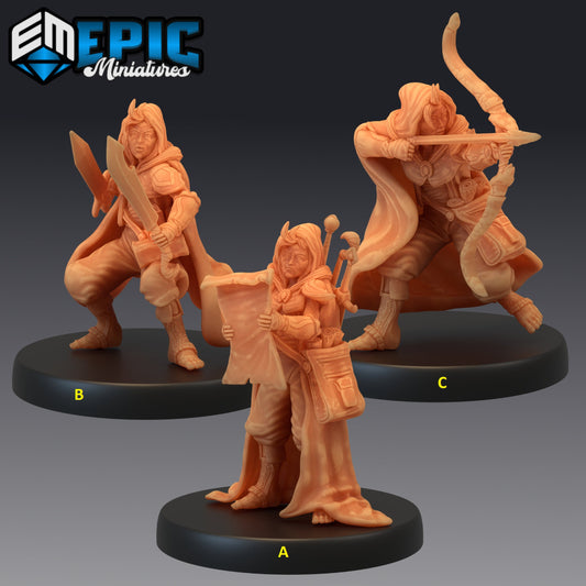 Halfling Rogue Series - #46 Guild of Thieves - Epic Miniatures | Medium | Halfling, Feminine