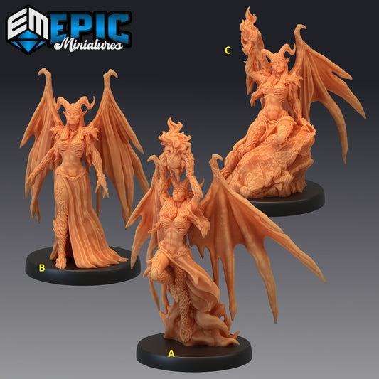 Devil Duchess Series 1821 - #47 Deadly Sins - Epic Miniatures | Medium | Beast, Feminine, Winged