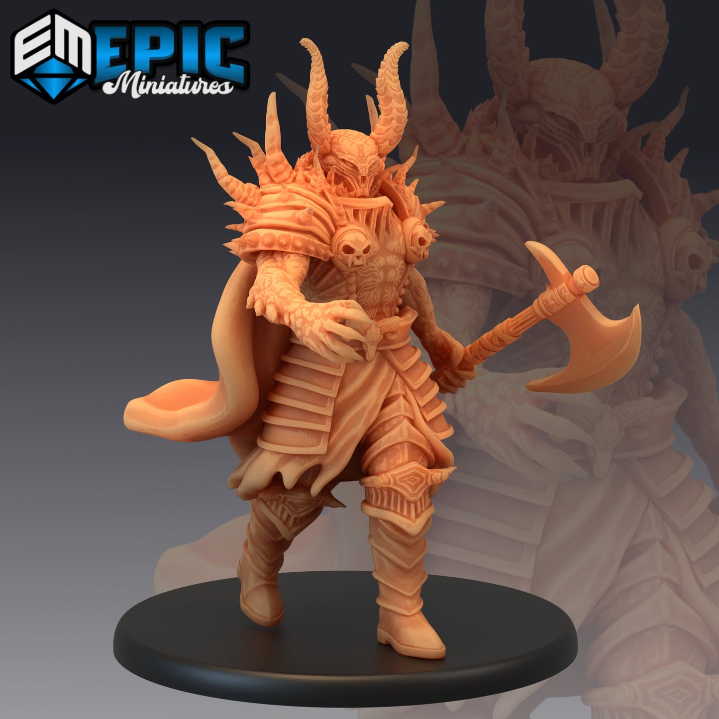 Devil Warlord Series - Epic Miniatures | Large | Beast, Masculine
