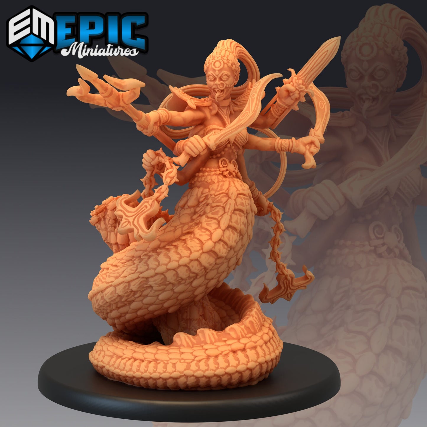 Marilith Series - #47 Deadly Sins - Epic Miniatures | Large | Beast, Feminine