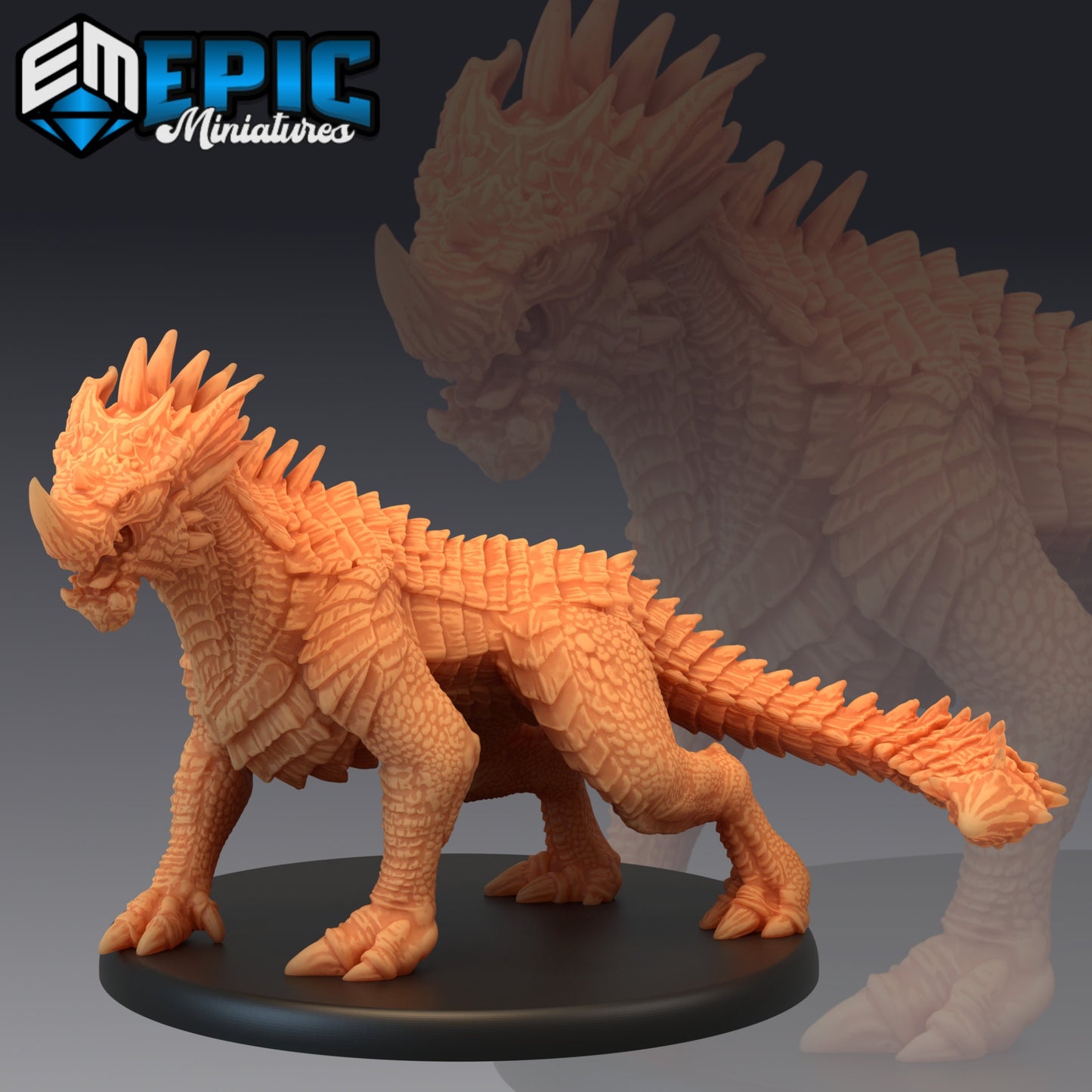 Blue Guard Drake Series - #48 Extra Monster Pack - Epic Miniatures | Large | Dragon, Masculine
