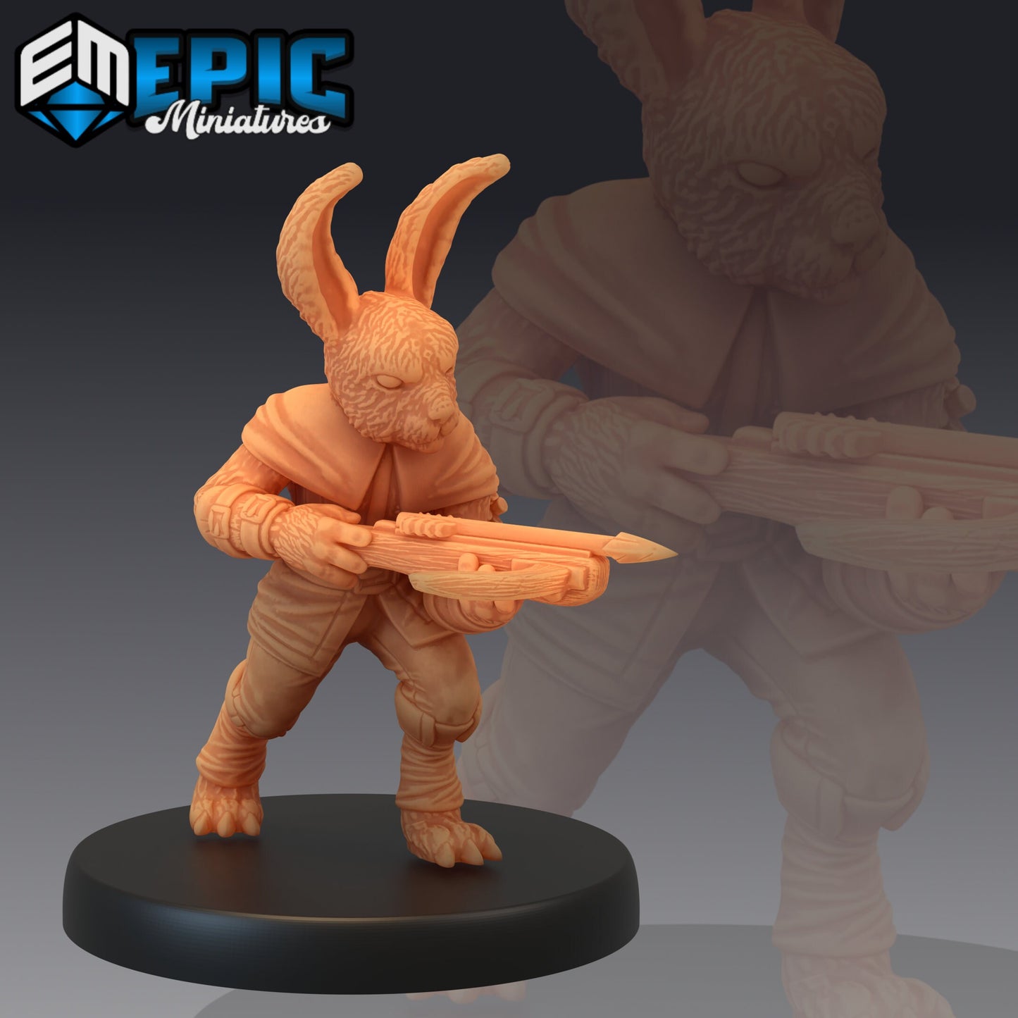 Bunny Tribe Series - #48 Extra Monsters Pack - Epic Miniatures | Medium | Humanoids, Masculine
