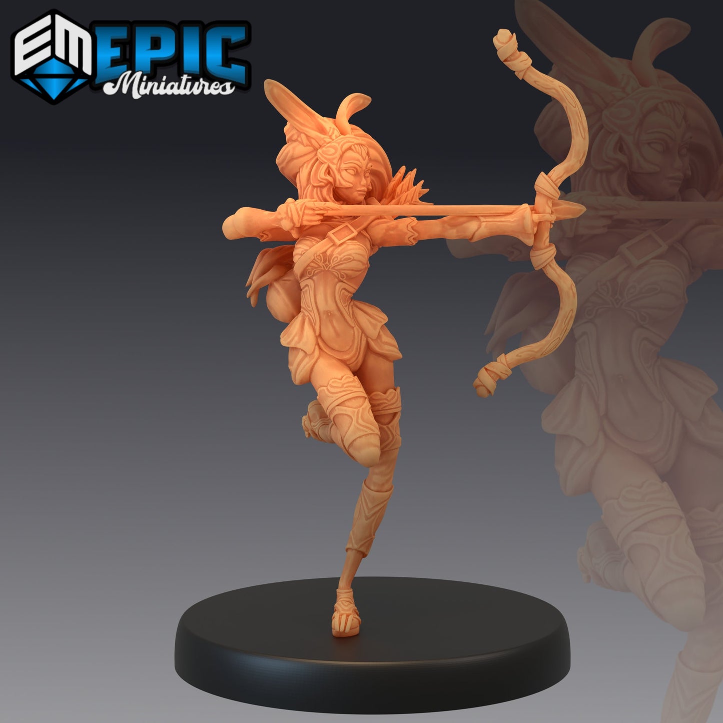 Female Werebunny Series - #48 Extra Monster Pack - Epic Miniatures | Medium | Humanoids, Feminine