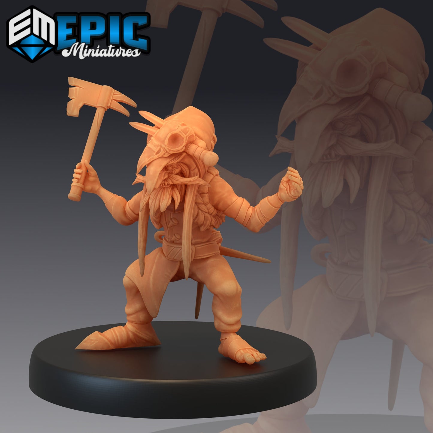 Goblin Redcap Series - #48 Extra Monsters Pack - Epic Miniatures | Small | Goblinoids, Masculine