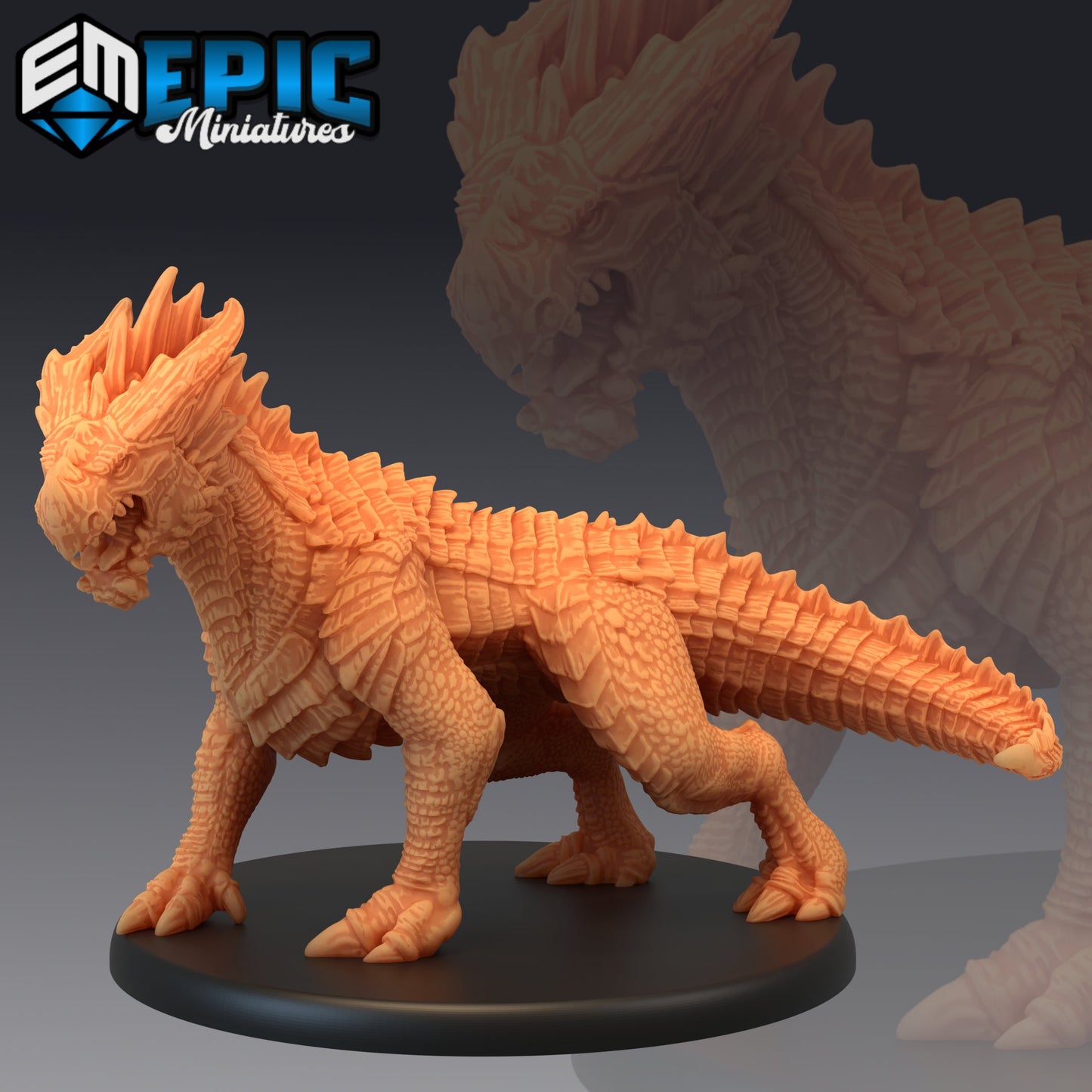 Red Guard Drake Series - Epic Miniatures | Large | Dragon, Masculine