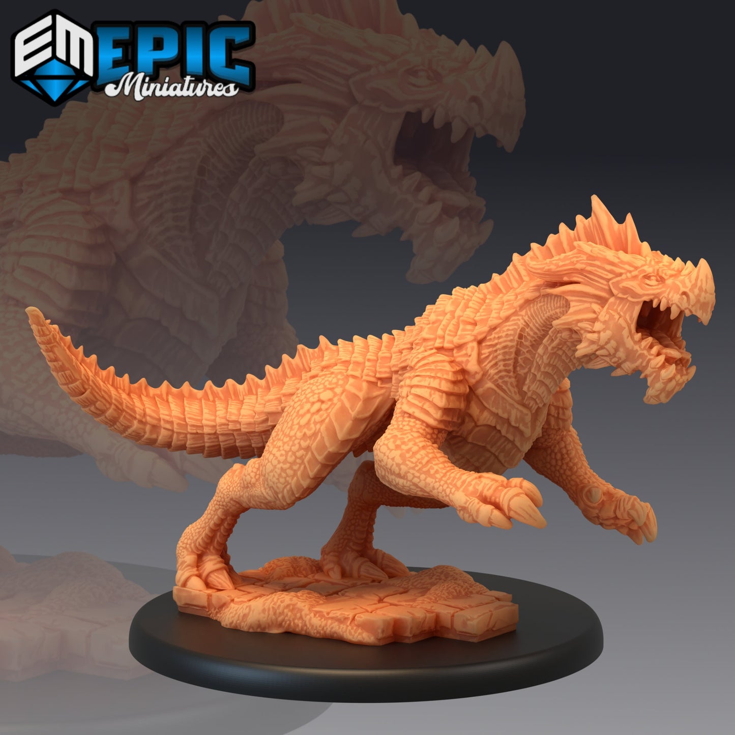 Red Guard Drake Series - Epic Miniatures | Large | Dragon, Masculine