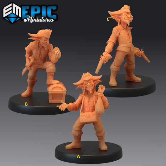 Goblin Pirate Series - Epic Miniatures | Medium | Goblinoids, Masculine