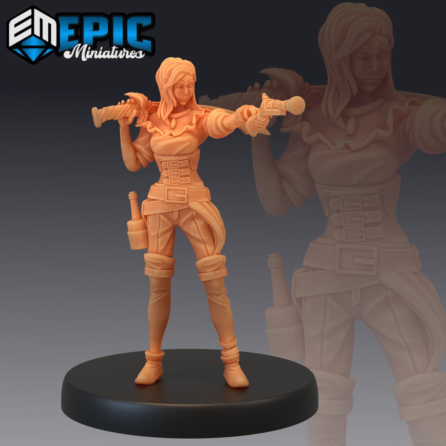 Pirate Female Series - Epic Miniatures | Medium | Human, Feminine