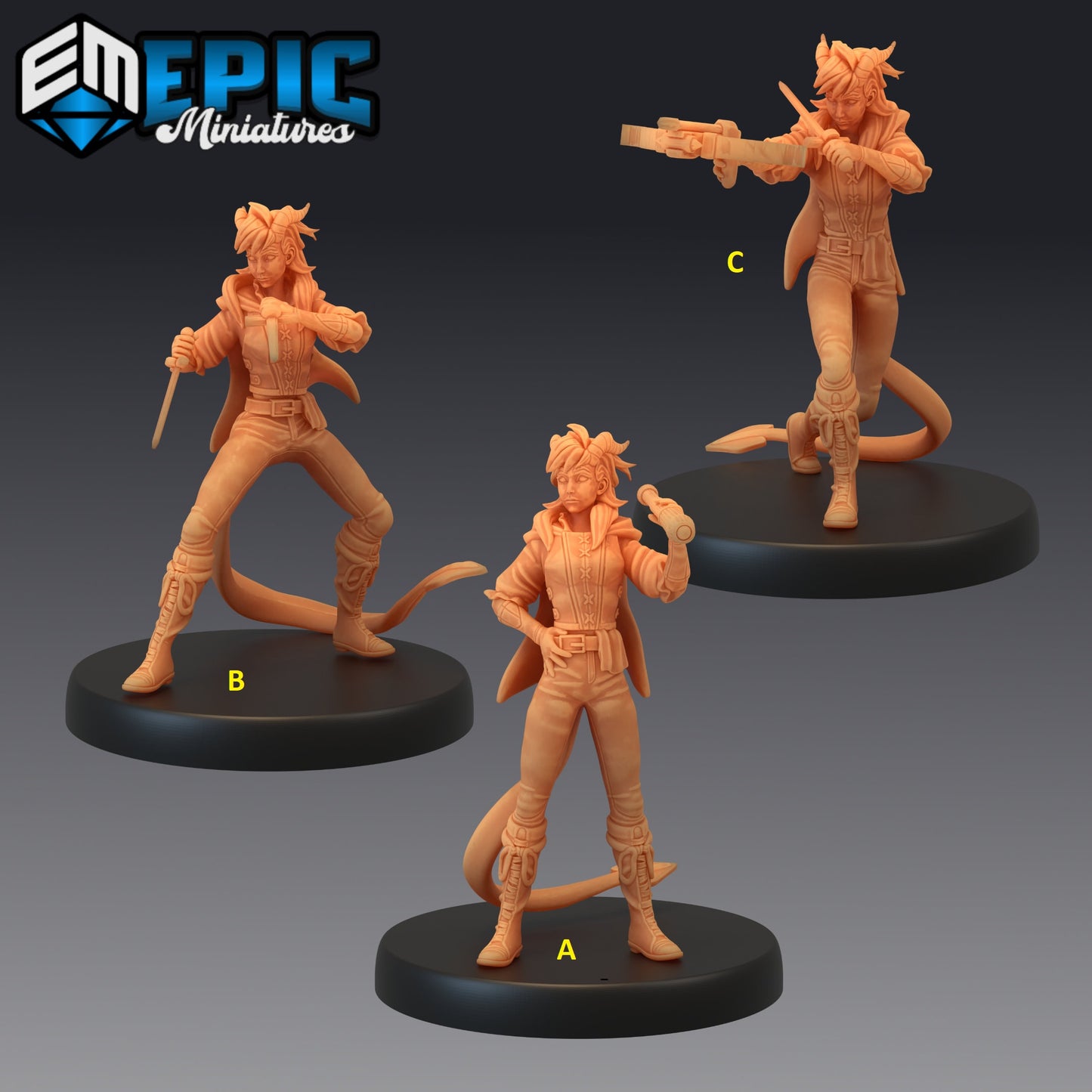 Tiefling Seafarer Series - Epic Miniatures | Medium | Humanoids, Masculine