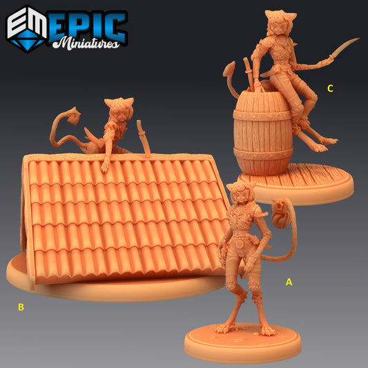 Cat Thief Series - #46 Guild of Thieves - Epic Miniatures | Medium | Humanoids, Feminine