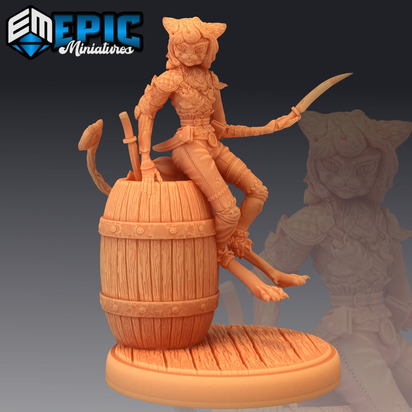Cat Thief Series - #46 Guild of Thieves - Epic Miniatures | Medium | Humanoids, Feminine