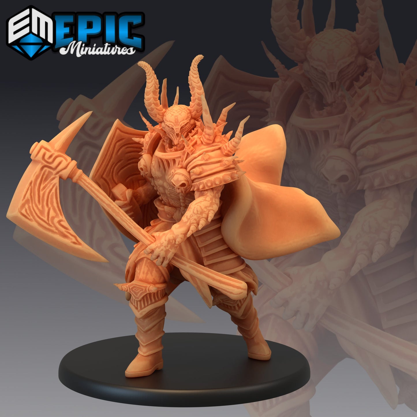 Devil Warlord Series - Epic Miniatures | Large | Beast, Masculine