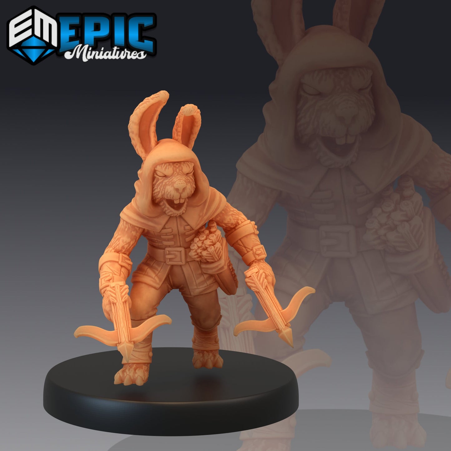 Bunny Tribe Series - #48 Extra Monsters Pack - Epic Miniatures | Medium | Humanoids, Masculine