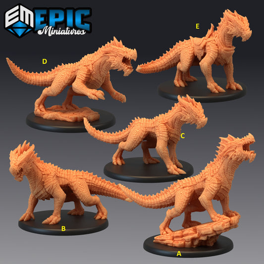 Red Guard Drake Series - Epic Miniatures | Large | Dragon, Masculine