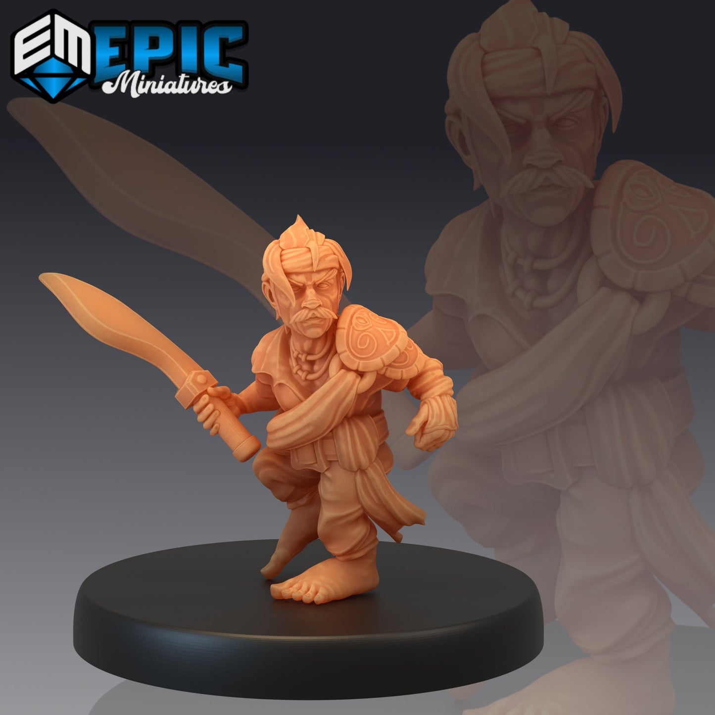 Gnome Pirate Series - Epic Miniatures | Small | Human, Masculine