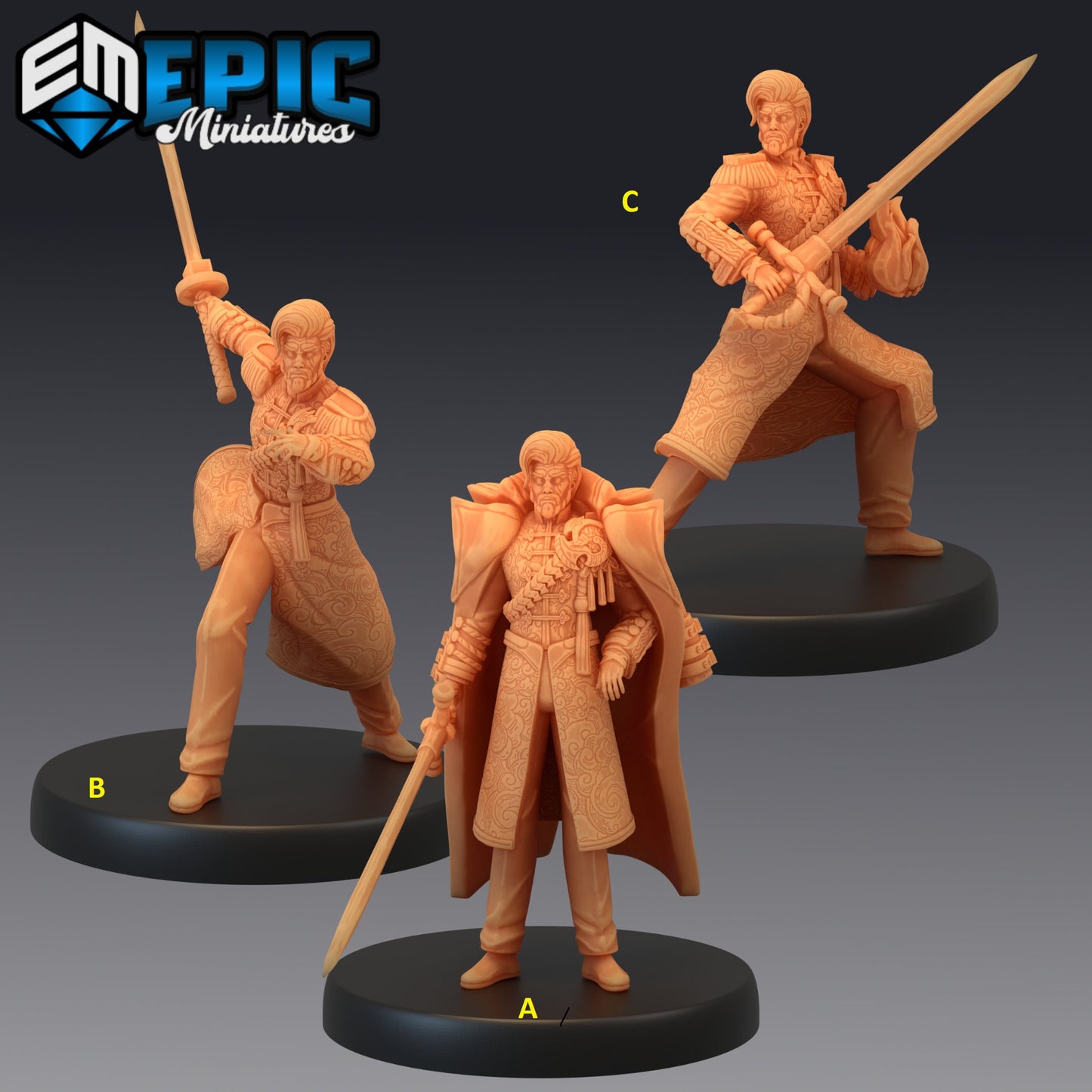 Marine Admiral Series - Epic Miniatures | Medium | Human, Masculine
