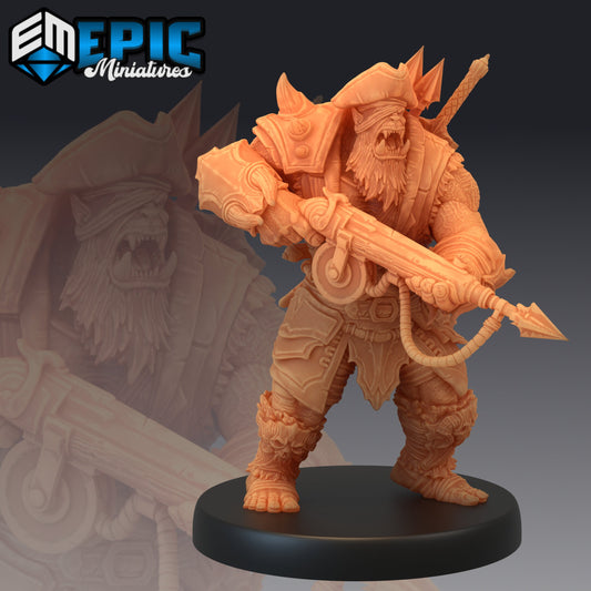 Orc Pirate Captain Series - Epic Miniatures | Medium | Humanoids, Masculine