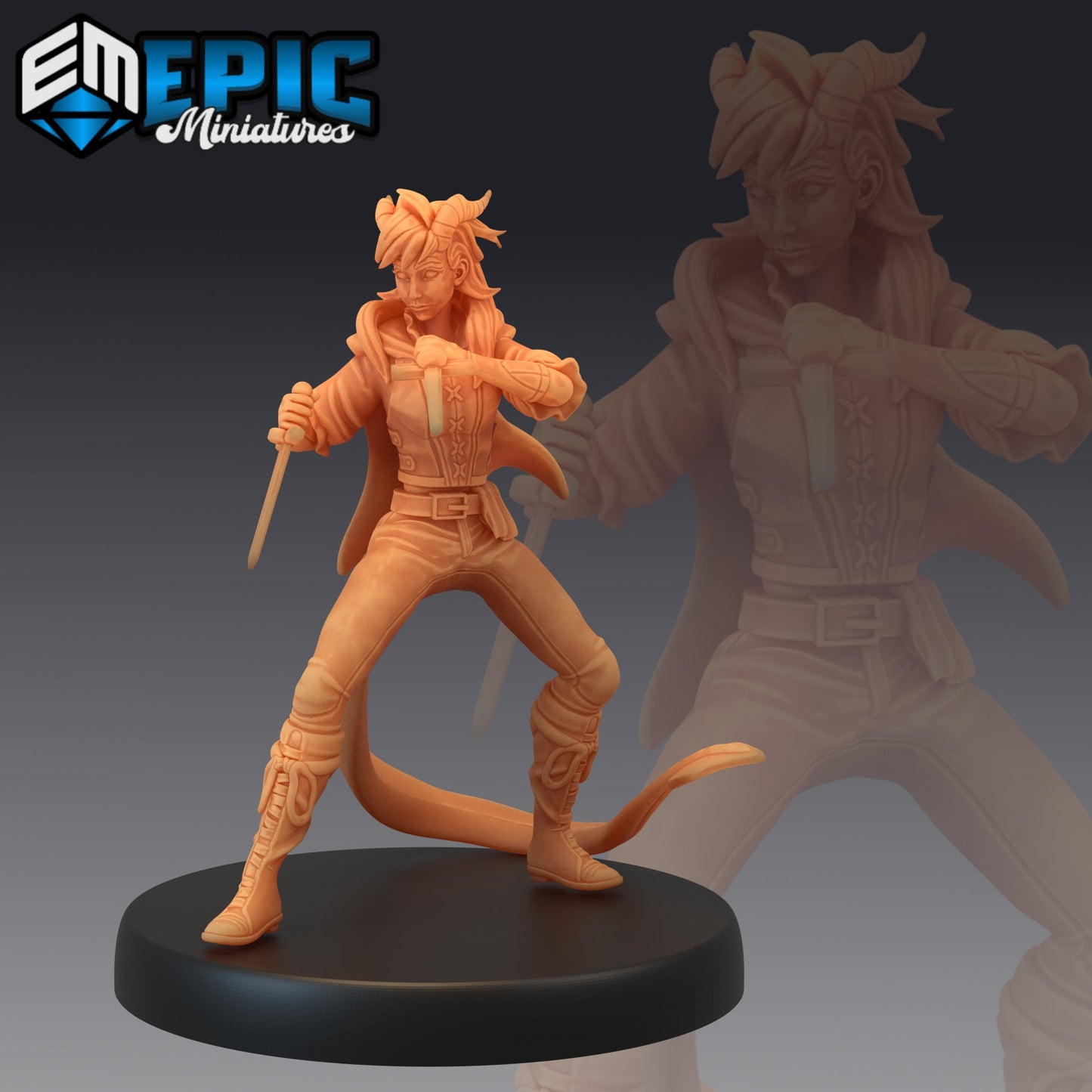 Tiefling Seafarer Series - Epic Miniatures | Medium | Humanoids, Masculine