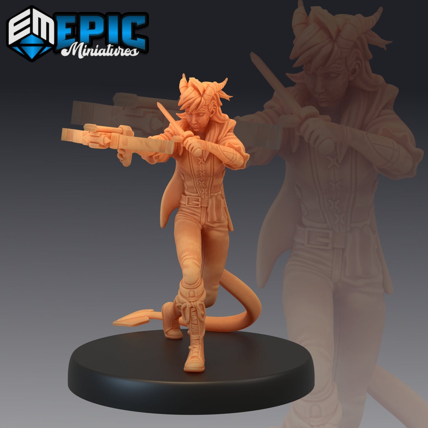 Tiefling Seafarer Series - Epic Miniatures | Medium | Humanoids, Masculine