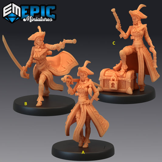 Veteran Captain Series - Epic Miniatures | Medium | Human, Feminine