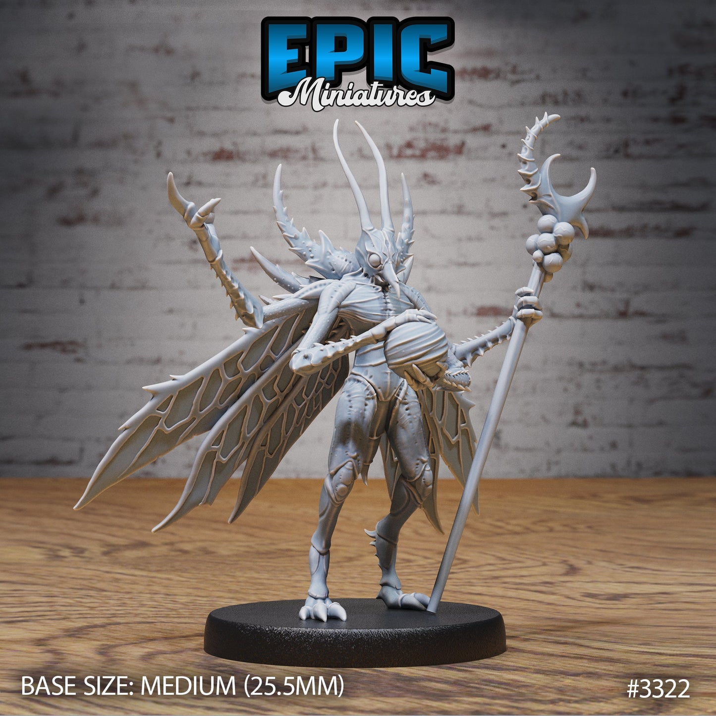 Mosquito Folk Series - Epic Miniatures | Insectoid | Masculine | Weapons | Winged| Medium