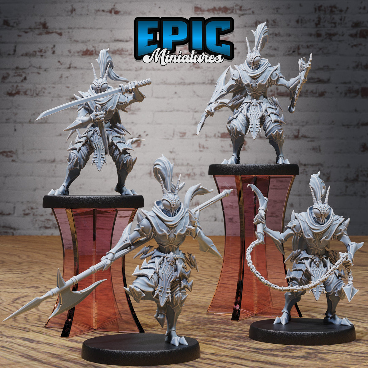 Bearded Insectoid Ninja Insect Warrior Series - Epic Miniatures | Insectoid | Masculine ...