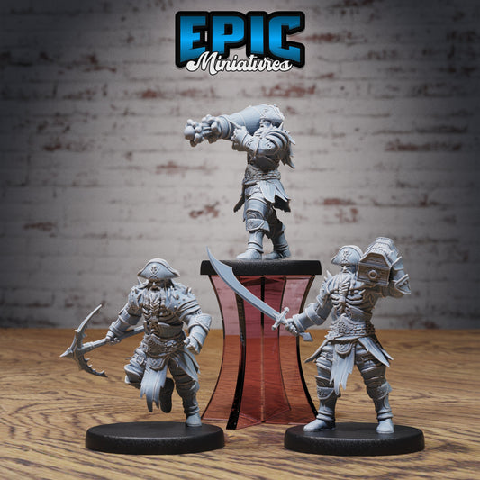 Cursed Captain Treasure Series - #78 Pirate Scourge - Epic Miniatures | Human | Pirate | Masculine | Weapons