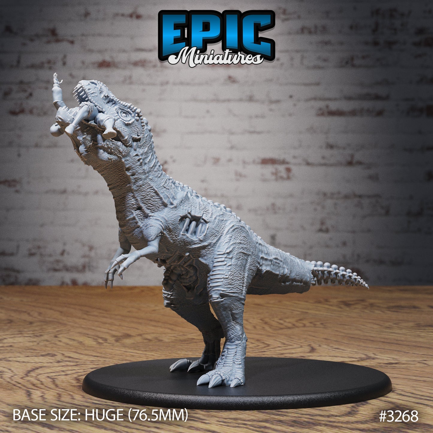 Zombie T-Rex Series - Epic Miniatures | T-Rex | Dinosaur | Huge