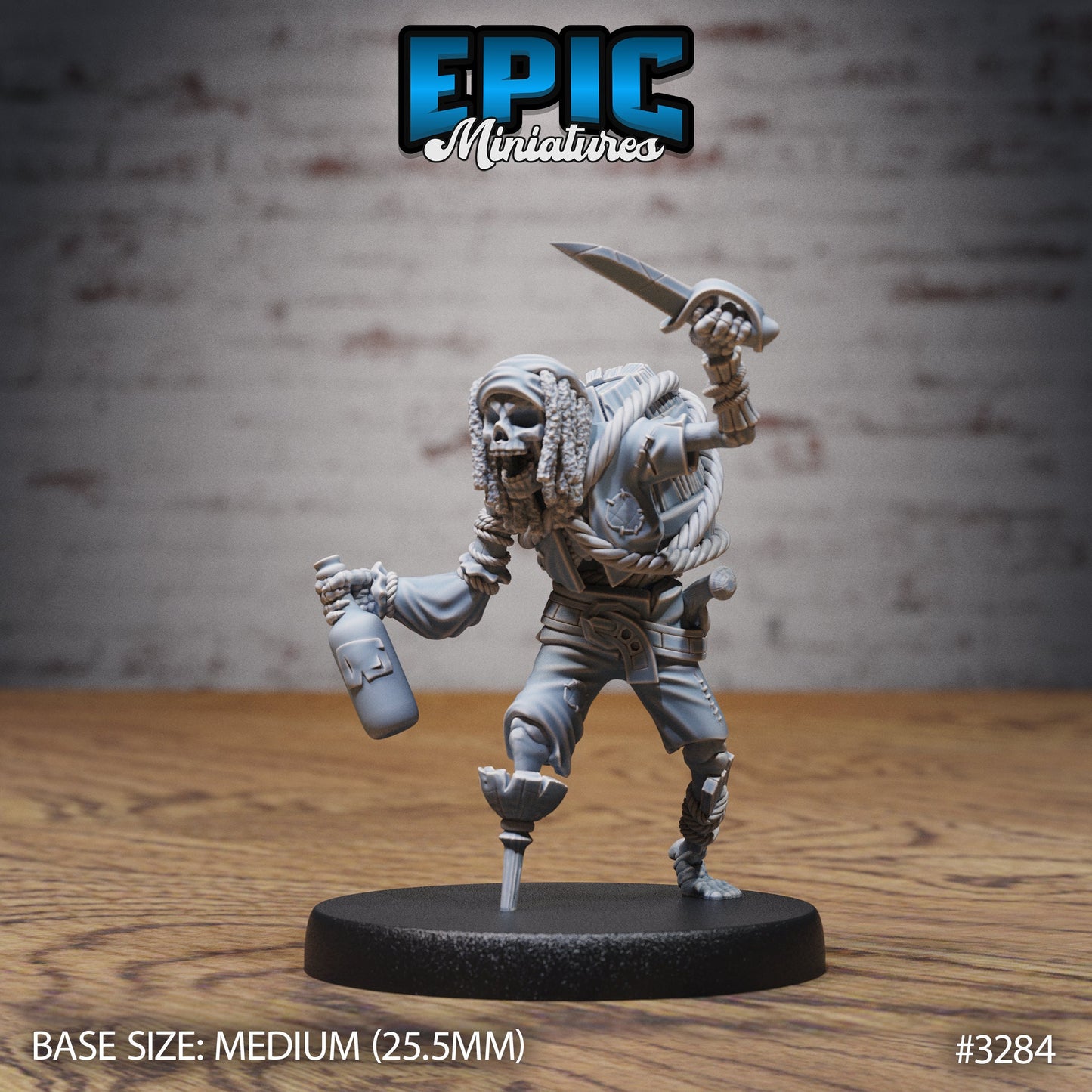 Undead Pirate Crew Series - Epic Miniatures | Undead | Pirate |Weapons | Medium