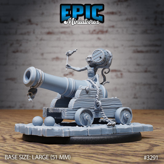 Monkey Cannon Crew Series - #78 Pirate Scourge - Epic Miniatures | Monkey | Pirate | Weapons | Medium