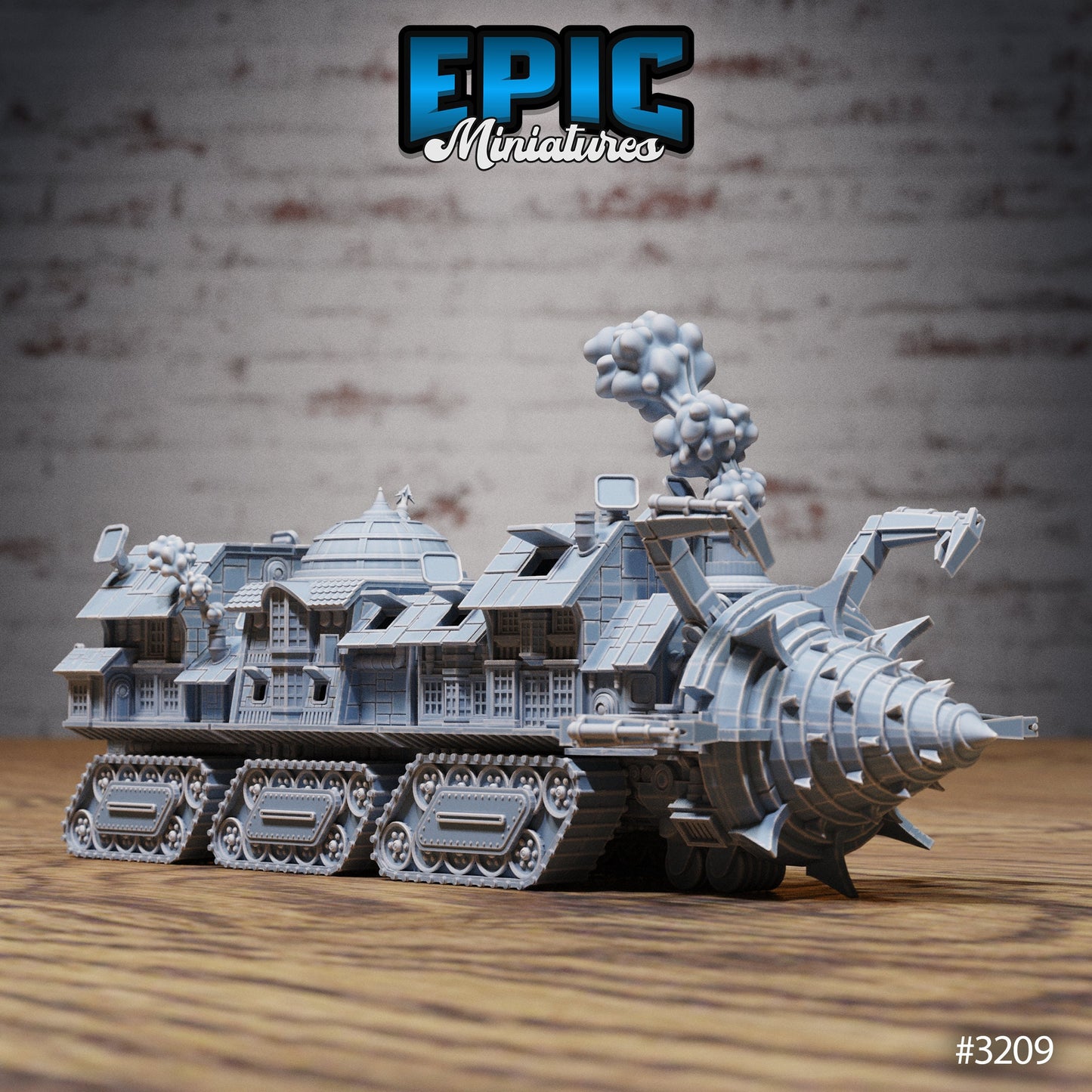 Maxi Drill Steam Engine - Epic Miniatures | Transportation | Machinery | Steam Engine