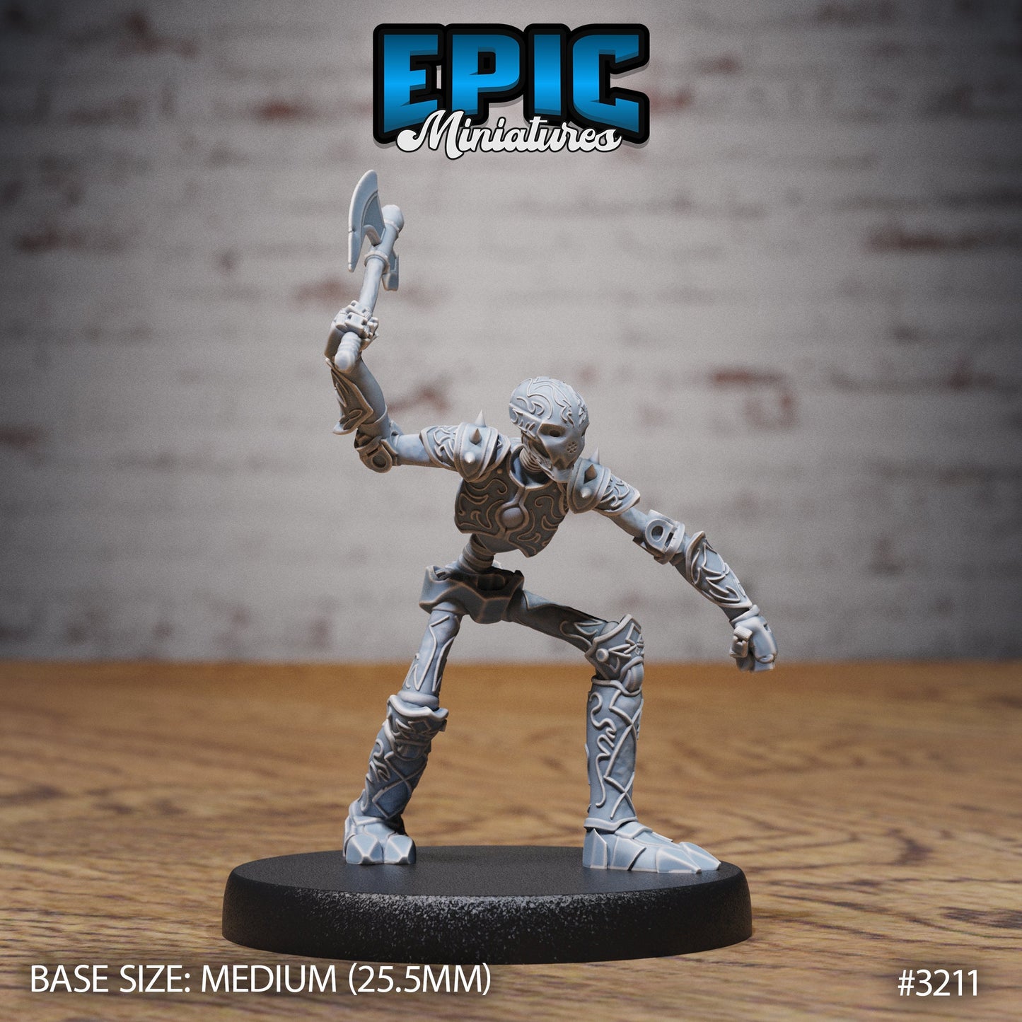 Stripped War Construct Series - #77 Steam Constructs - Epic Miniatures | Construct | Humanoids | Weapons | Masculine | Medium