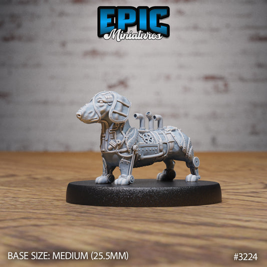 Construct Dachshund Series - Epic Miniatures | Canine | Construct | Weapons | Medium