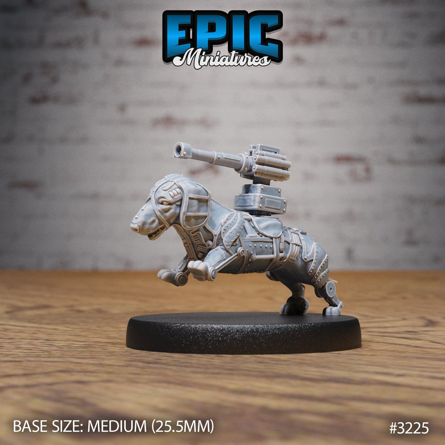 Construct Dachshund Series - Epic Miniatures | Canine | Construct | Weapons | Medium