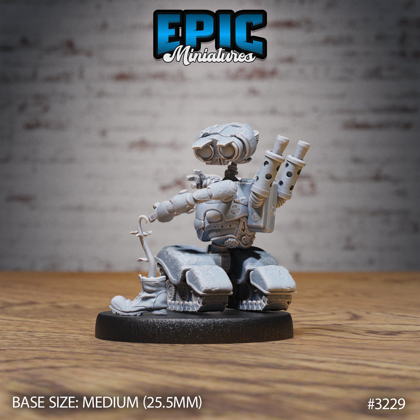 Trash Burner Automation Series - #77 Steam Inventions - Epic Miniatures | Construct | Robotic | Weapons | Medium