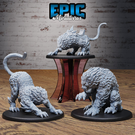 Draconic Tiger Series - Epic Miniatures | Halfling | Winged Dragon | Tiger | Large