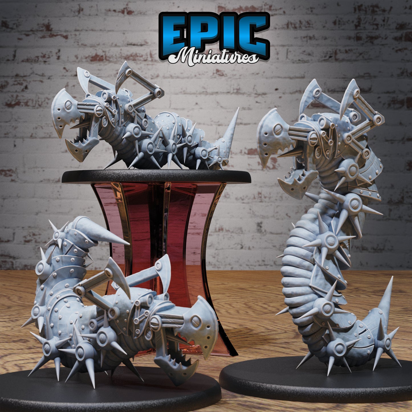 Iron Centipede Series - Epic Miniatures | Construct | Insect | Large