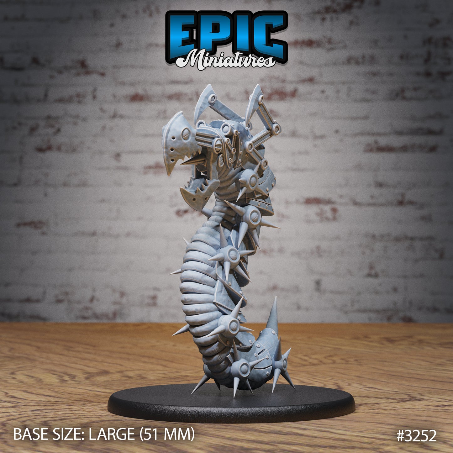 Iron Centipede Series - Epic Miniatures | Construct | Insect | Large