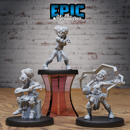 Gnome Tinkerer Femal Series - Epic Miniatures | Gnome | Feminine |Medium