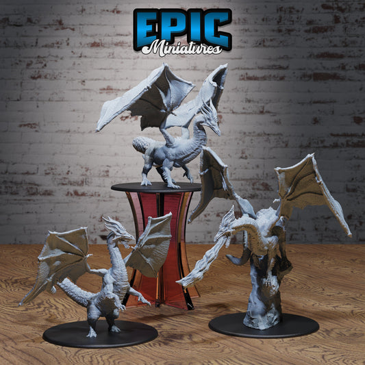 Shadow Dragon Series - Epic Miniatures | Winged Dragon | Gargantuan