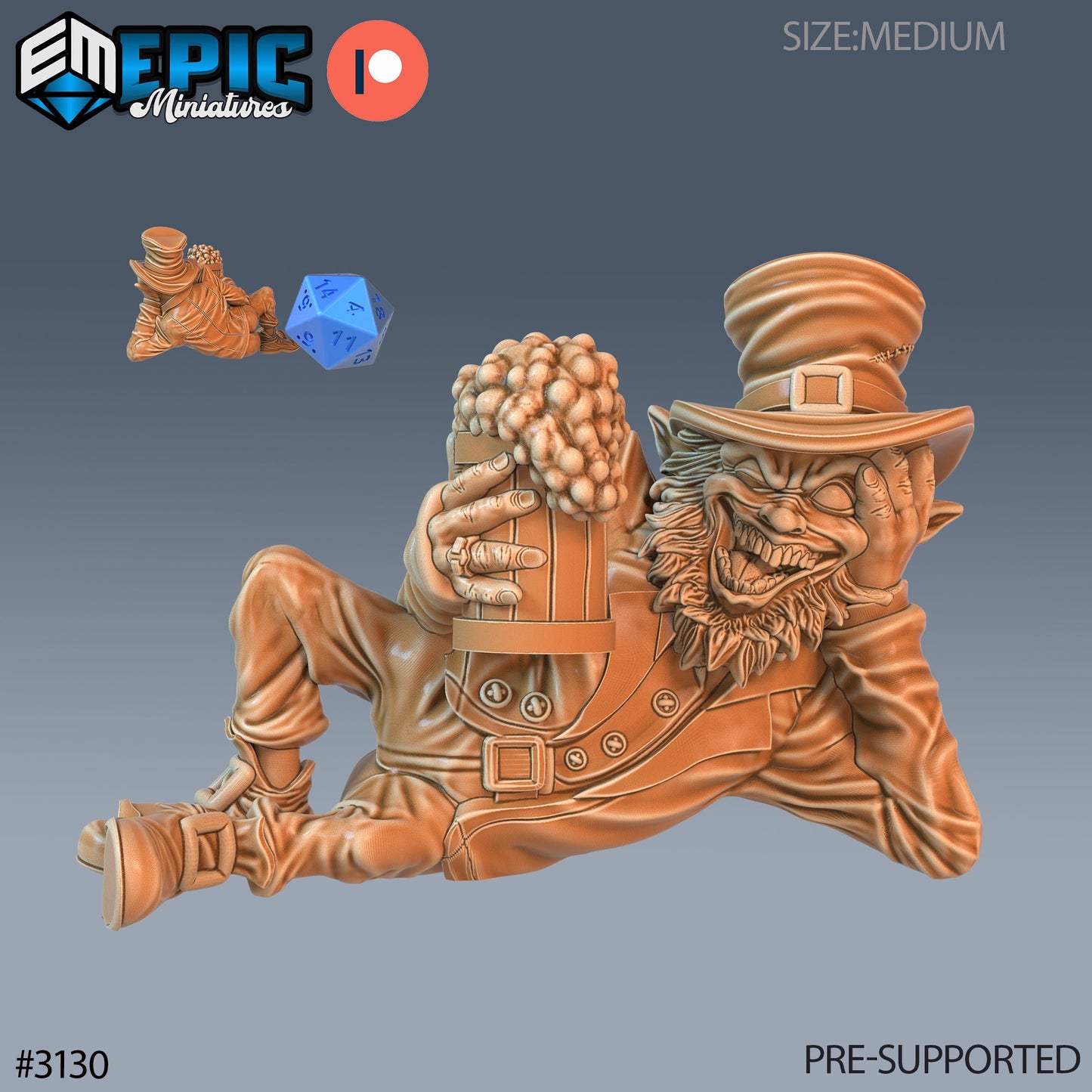 Leprechaun Series - Epic Miniatures | Leprechaun | Gnome | Masculine | Medium