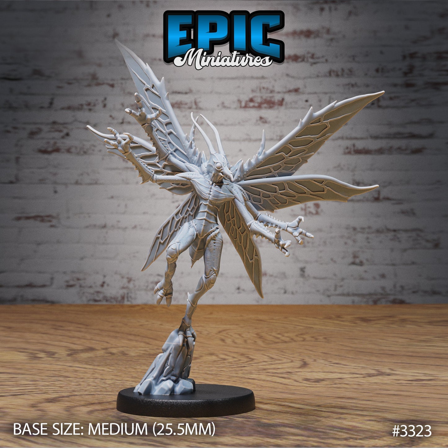 Mosquito Folk Series - Epic Miniatures | Insectoid | Masculine | Weapons | Winged| Medium