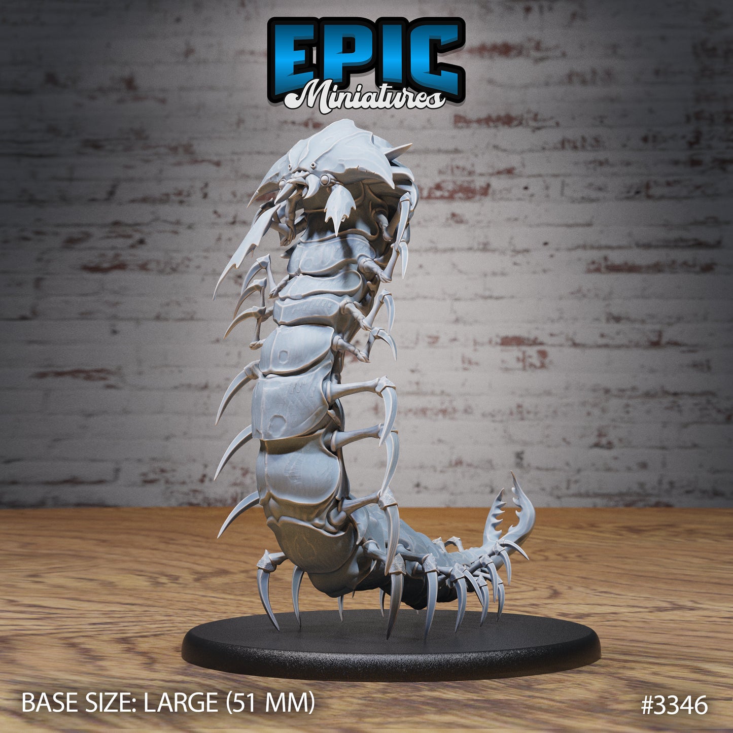 Hell Crawler Centipede Series - #79 Insectoid Jungle - Epic Miniatures | Insectoid | Crawling | Large