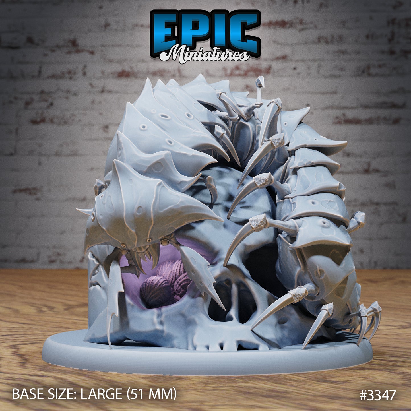 Hell Crawler Centipede Series - #79 Insectoid Jungle - Epic Miniatures | Insectoid | Crawling | Large