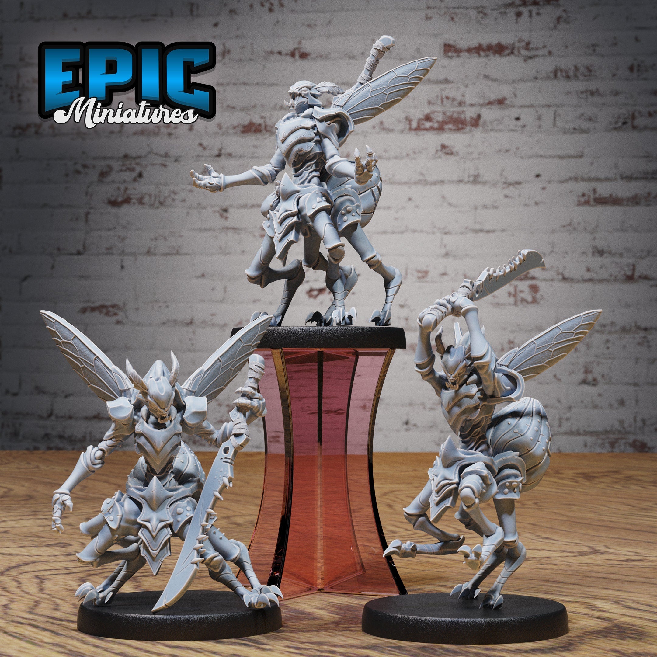 Bearded Insectoid Insect Warrior Series - #79 Insectoid Jungle - Epic Miniatures | Insec ...